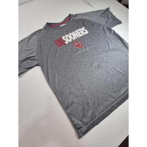 Oklahoma Sooners Section men's t-shirt grey XL "OUSOONERS" w/ OU logo game day - Picture 3 of 7